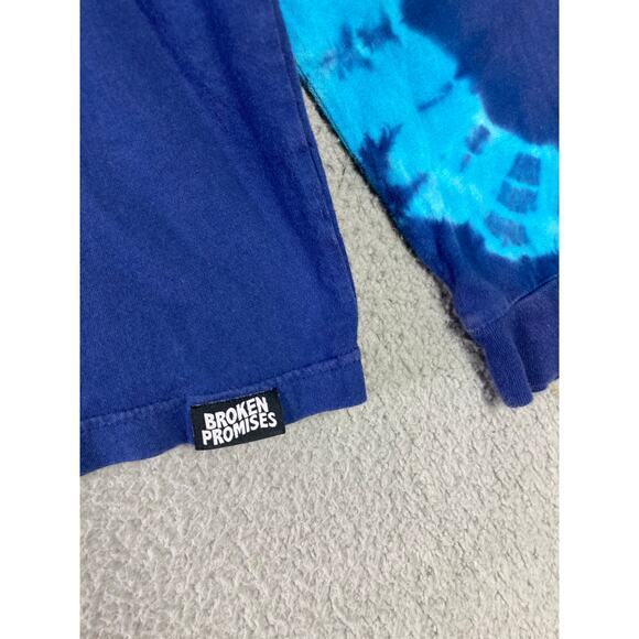 Broken Promises Unisex XL Blue Graphic Print Long Sleeve T-Shirt‎ - Picture 8 of 8